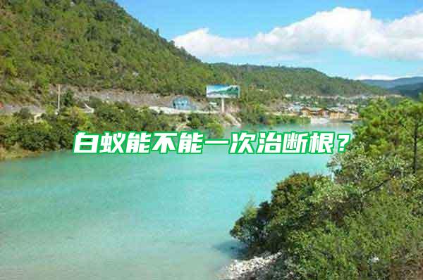 白蟻能不能一次治斷根?