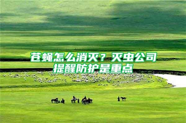 蒼蠅怎么消滅?滅蟲公司提醒防護(hù)是重點(diǎn)