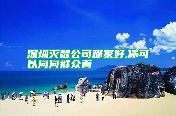 深圳滅鼠公司哪家好,你可以問(wèn)問(wèn)群眾看