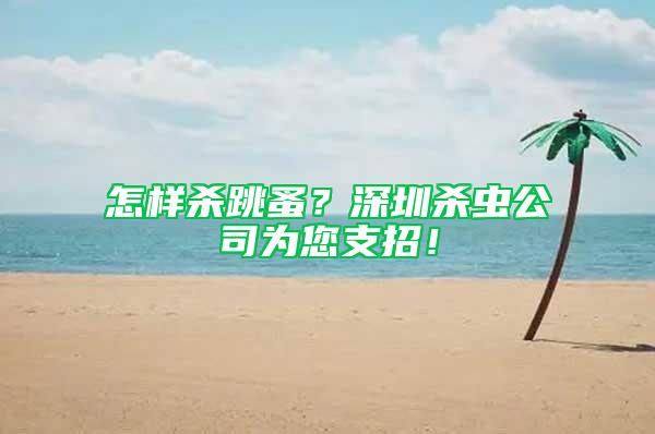 怎樣殺跳蚤?深圳殺蟲公司為您支招!