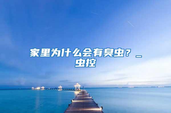 家里為什么會有臭蟲?_蟲控