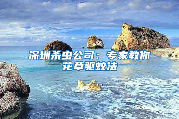 深圳殺蟲公司:專家教你花草驅蚊法