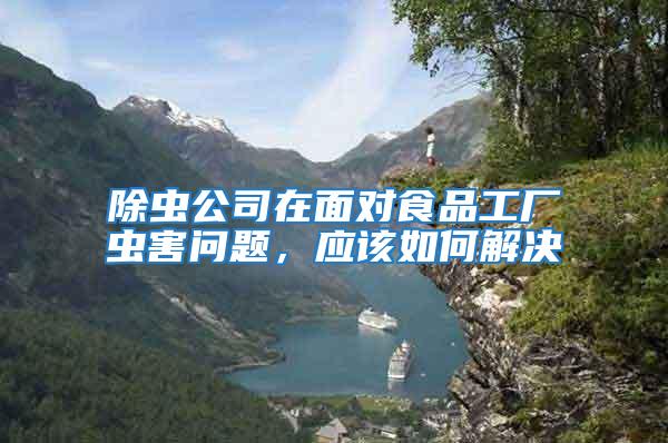 除蟲公司在面對食品工廠蟲害問題,應該如何解決