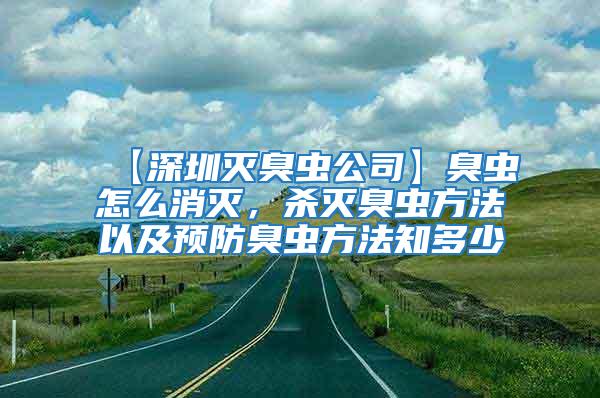 【深圳滅臭蟲公司】臭蟲怎么消滅，殺滅臭蟲方法以及預(yù)防臭蟲方法知多少