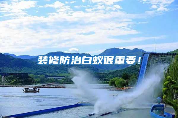 裝修防治白蟻很重要!