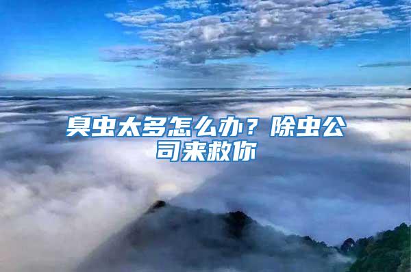臭蟲太多怎么辦?除蟲公司來(lái)救你