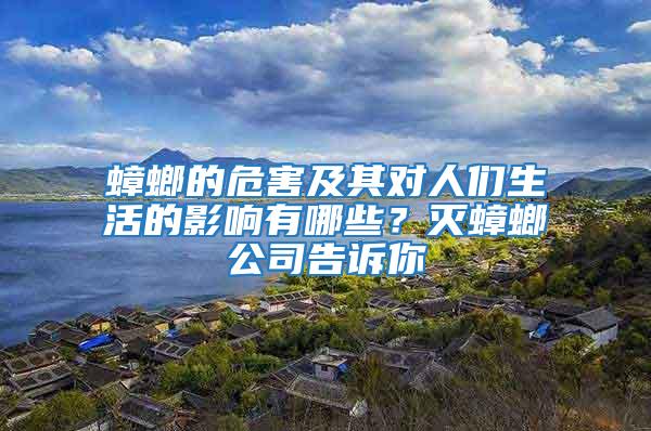 蟑螂的危害及其對(duì)人們生活的影響有哪些?滅蟑螂公司告訴你