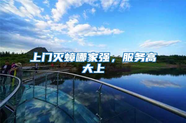 上門滅蟑哪家強(qiáng),服務(wù)高大上