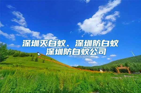 深圳滅白蟻、深圳防白蟻、深圳防白蟻公司